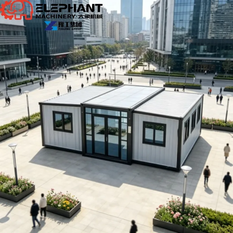 20/40FT Quick Install Expandable Container House, Customizable Mobile Modular Prefabricated Tiny Home For Backyard Use