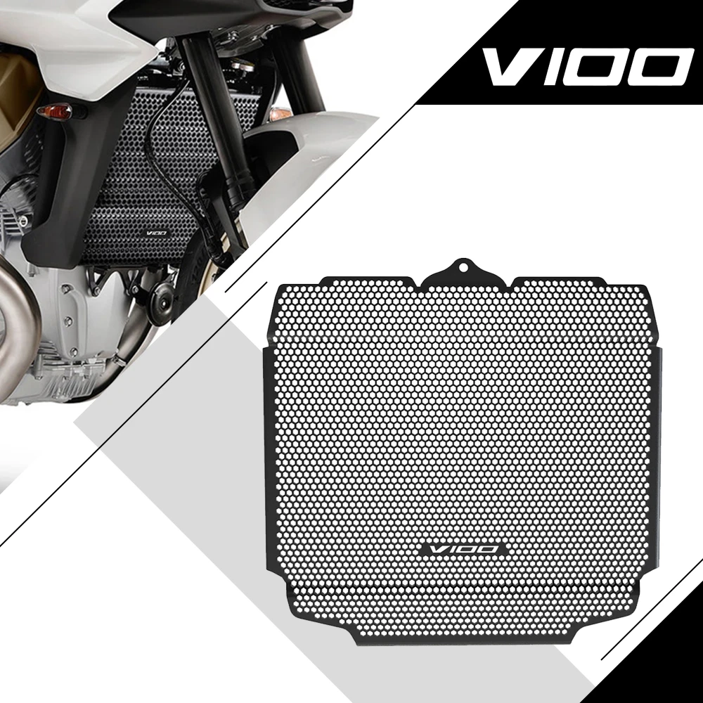 

For Moto Guzzi V100 Mandello/S 2023-2024 Motorcycle Radiator Grille Cover Guard Protection Protetor MOTO-GUZZI V 100 Mandello S