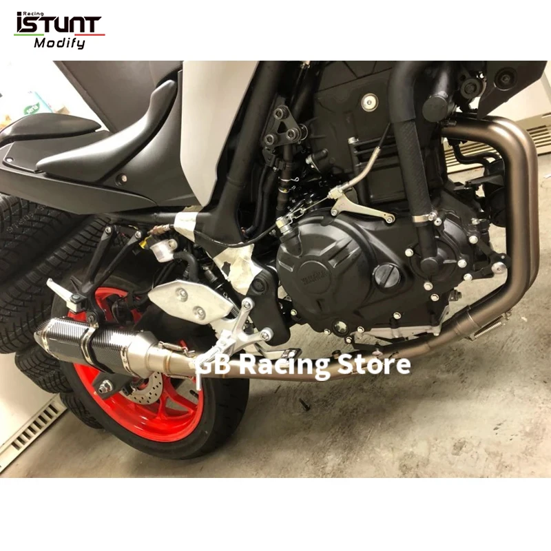 For Yamaha R25 R3 MT25 MT03 2014 - 2025 Motorcycle Exhaust Full System Modified Front Link Pipe 51MM Espace Moto With Muffler