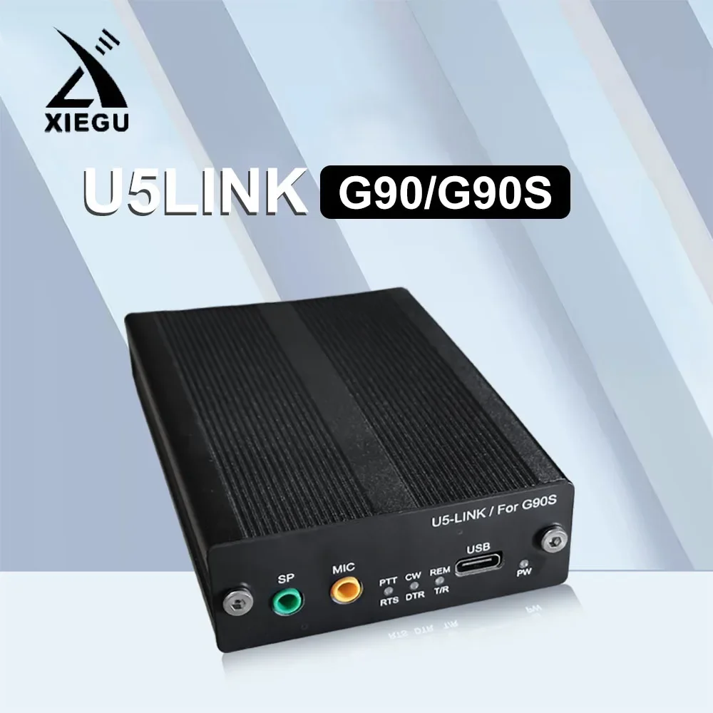 U5 LINK Radio Connector FT8 Compatible With Xiegu G90/G90S Dedicated Pass-through HRD\N1MM\CW Computer's Native Sound Card Plug