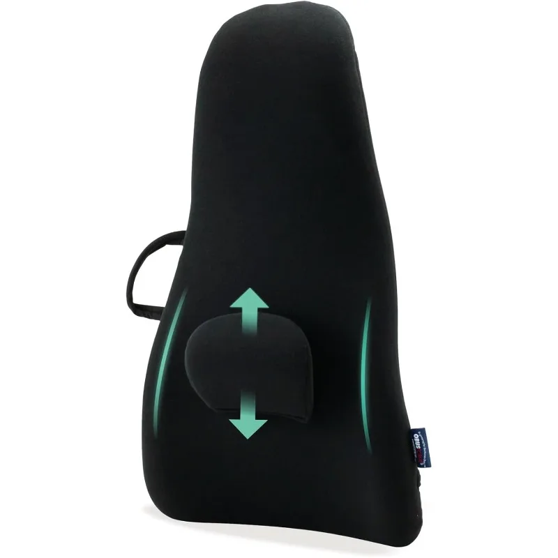 

ObusForme Highback Backrest Support - Extra Tall Padded Seat Cushion and Lumbar Support Pillow, Portable Posture Support