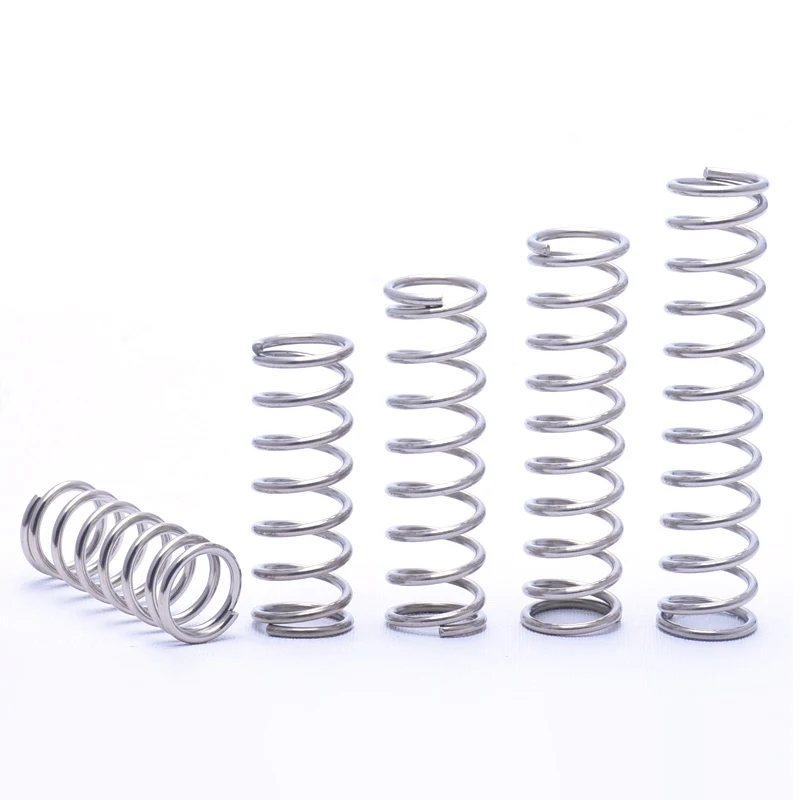 Wire Dia:0.2mm 304 Stainless Steel Od:1mm-4mm Micro Small Return Compression Spring Compression Spring Length:5mm-25mm