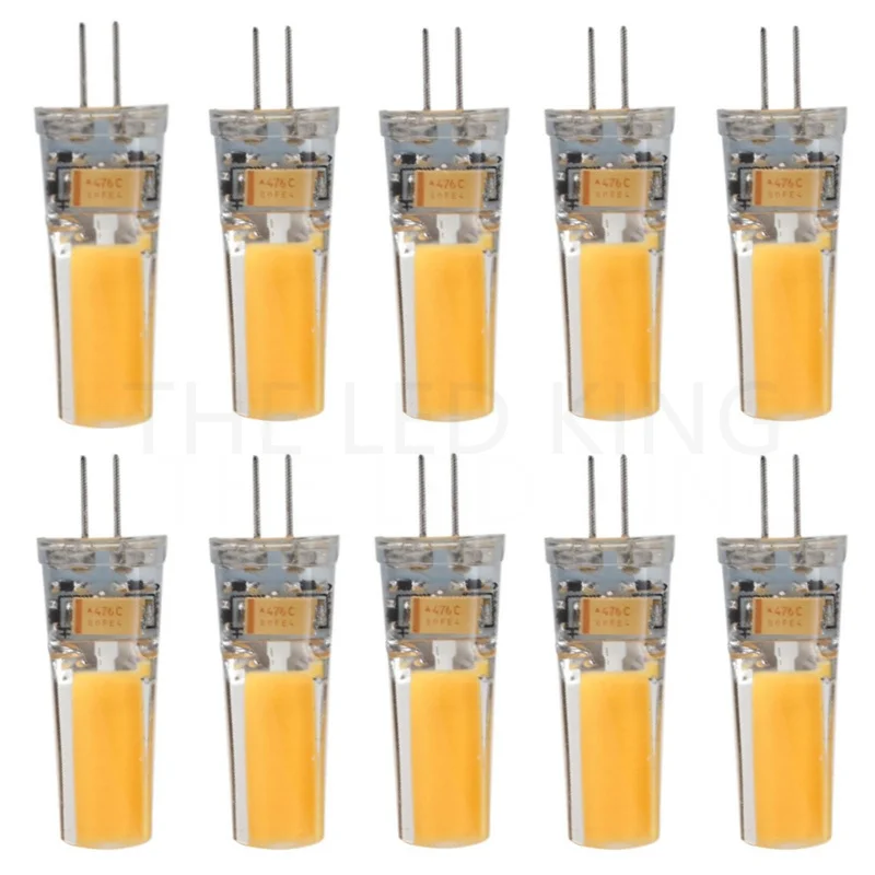 10PCS G4 LED Lamp AC12V COB LED Bulb 6W 9W DC/AC 12V 220V LED G4 COB Light Dimmable Chandelier Lights Replace Halogen G4 bulbs