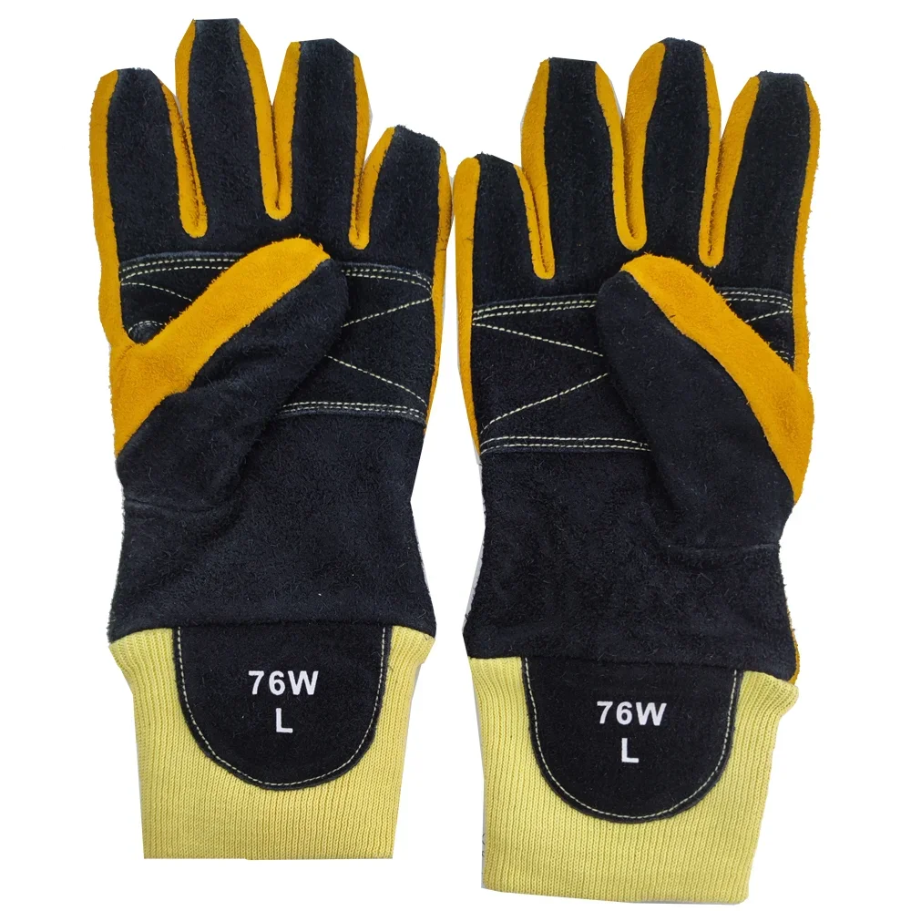 

-For SEI NFPA Approved High Strength Latest NFPA 1971 3D Structural Waterproof Wristlet Firefighter Gloves