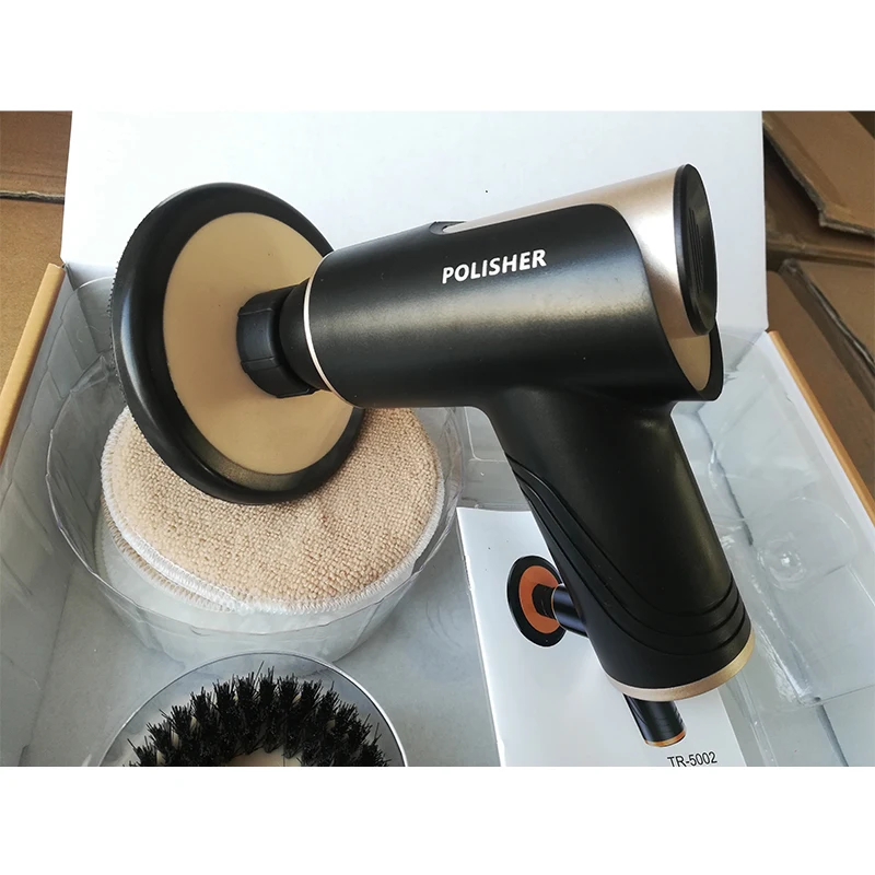 Wireless Electric Car Polisher Waxing Polishing Machine Scratch Paint Grinder Polisher Waxer Machine for Auto Car Home