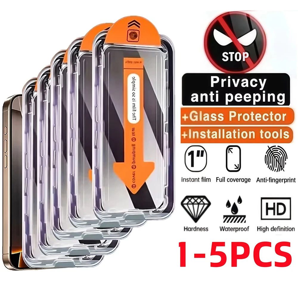 

1-5PCS Dust Free Easy Installation Screen Protector For Samsung S26 Ultra S26 Edge S26 Plus Privacy Protective Tempered Glass