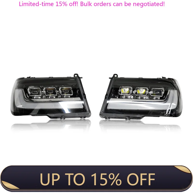 

A Pair Suitable For 98-02 LC100 Led Headlight Assembly Modified