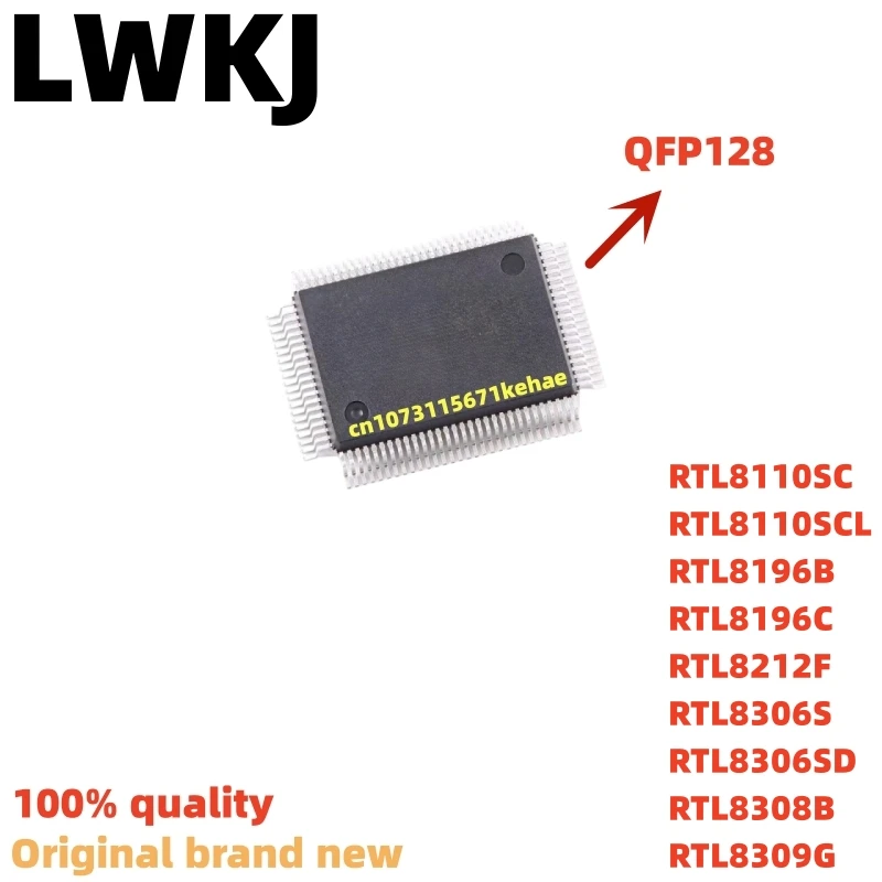 1piece RTL8110SC RTL8110SCL RTL8196B RTL8196C RTL8212F RTL8306S RTL8306SD RTL8308B RTL8309G QFP128 Chipset