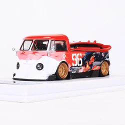 LF 1：64 RWB T1 Pickup  Simulation Die casting Alloy Car Model Crafts Decoration Collection Toy Tools Gift