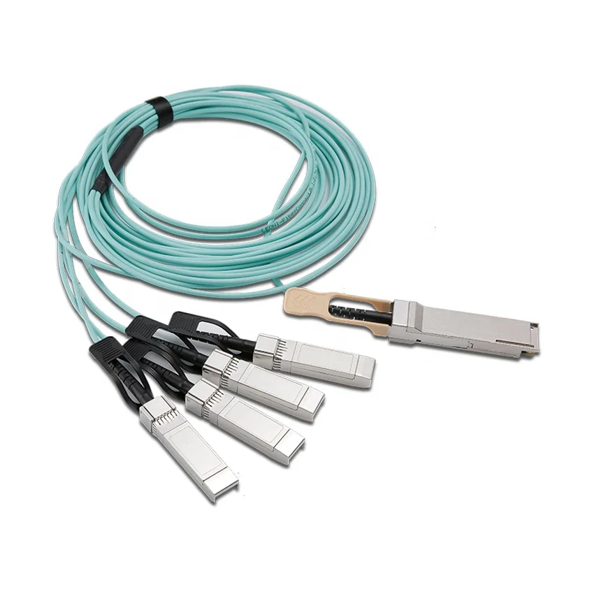 100G QSF28 TO 4SFP28 AOC 7M Active Optical Cable Compatible with normal brand