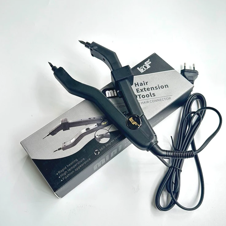 ポータブルナノヘアエクステンション-ミニソルヘッドで温度調整可能、跡を残さずクイックヘアエクステンション