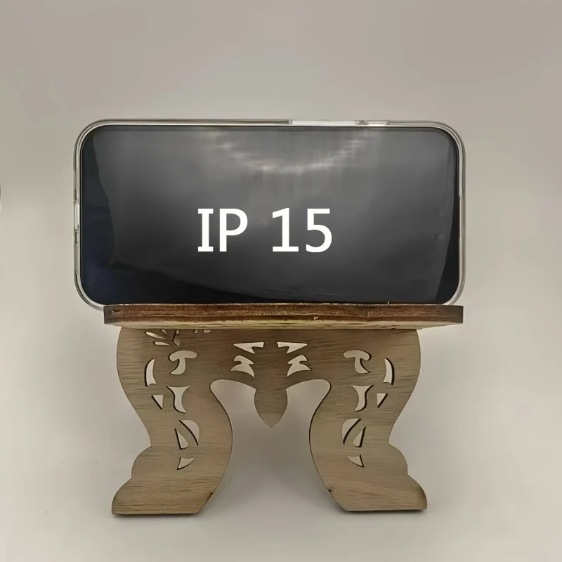 1pc Wooden Foldable Mini Bookend Stand Reading Ramadan Decor Home Bedroom Office Desktop Book Storage Display Rack