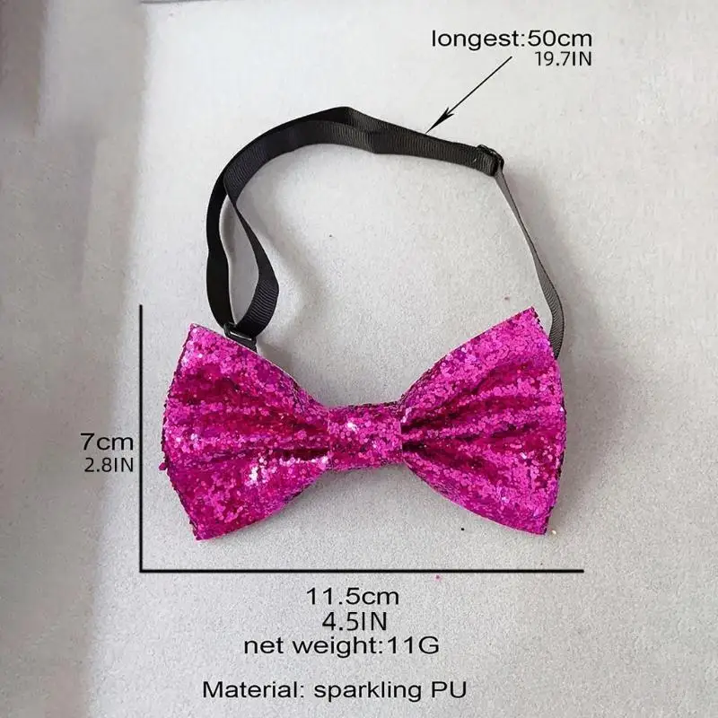 39BD Hochzeit Schleifen Krawatte Vintage Schleife Schleifen Krawatten Zeremonie Kleid Verzierung – Detail 6