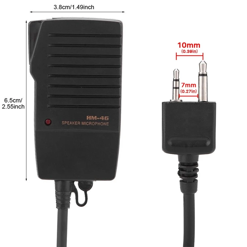 Горячий портативный динамик TTKK 3X для радио Icom Ic-V8 V85 V82 Ic-T2H T8A 2At W32A E90