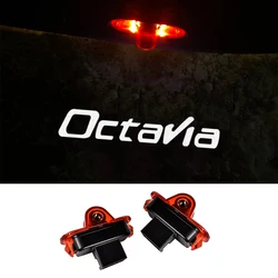 2Pcs Led Car Door Light Laser Projector for Skoda Octavia 1Z 2004 2005 2006 2007 2008 2009 2010 2011 2012 2013 A5 Accessories