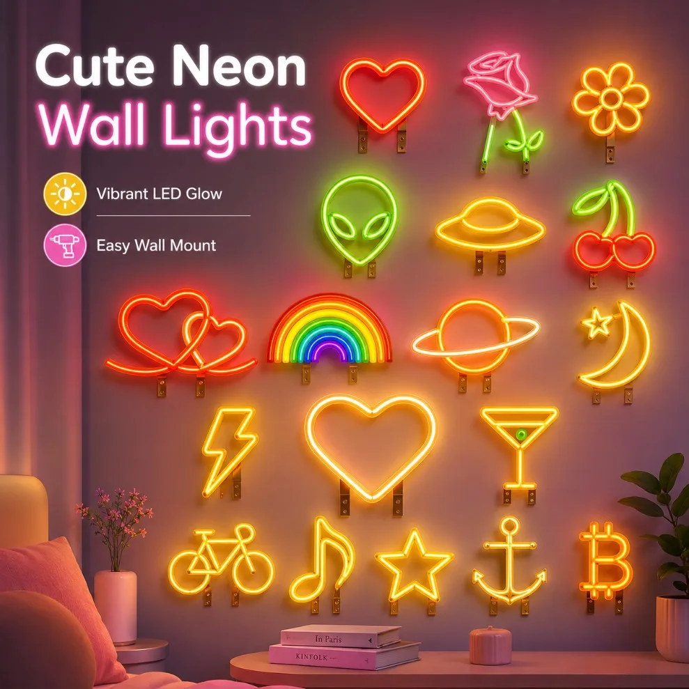 DIY LED Graphic Filament DC3V Edison Light Bulb Creative Decorative Light Source Holiday Party Wedding Decor Window Display Lamp