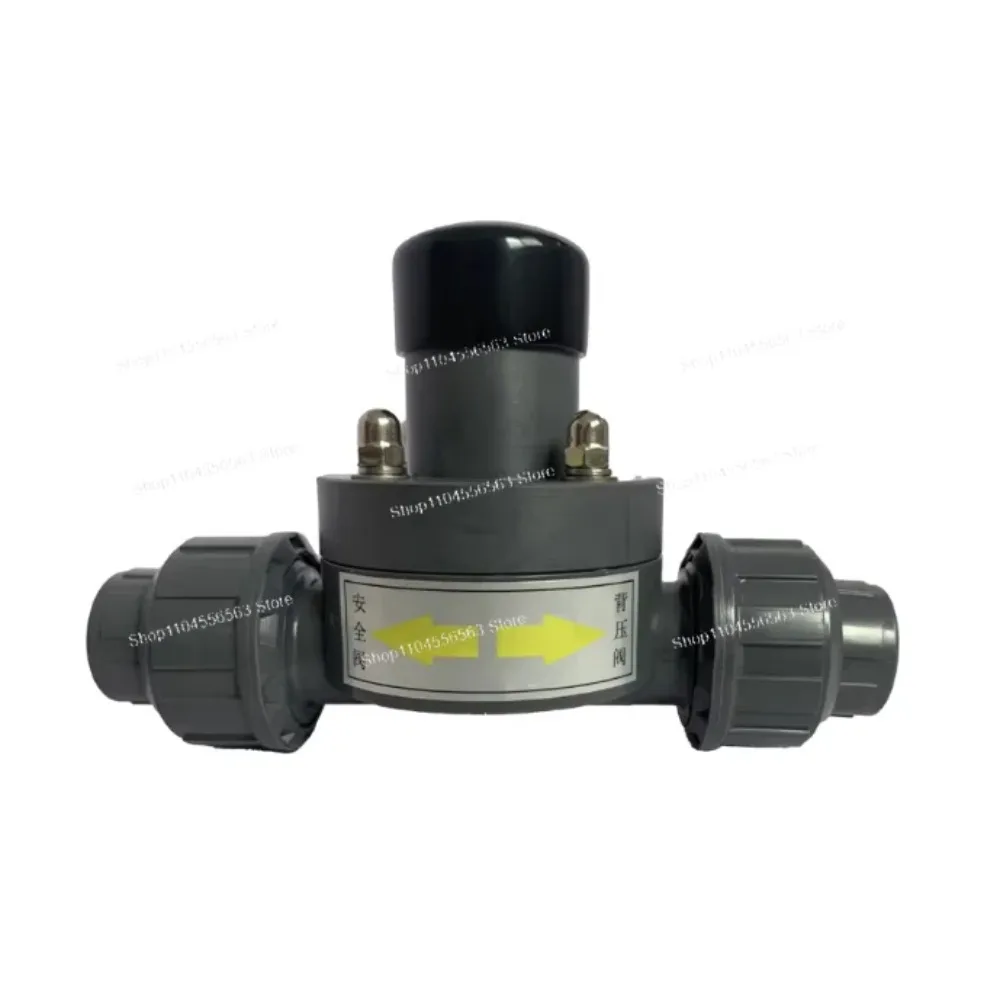 Back Pressure Valve UPVC DN15/20/25 Plastic Back Pressure Valve/Safety Valve Pressure relief valve