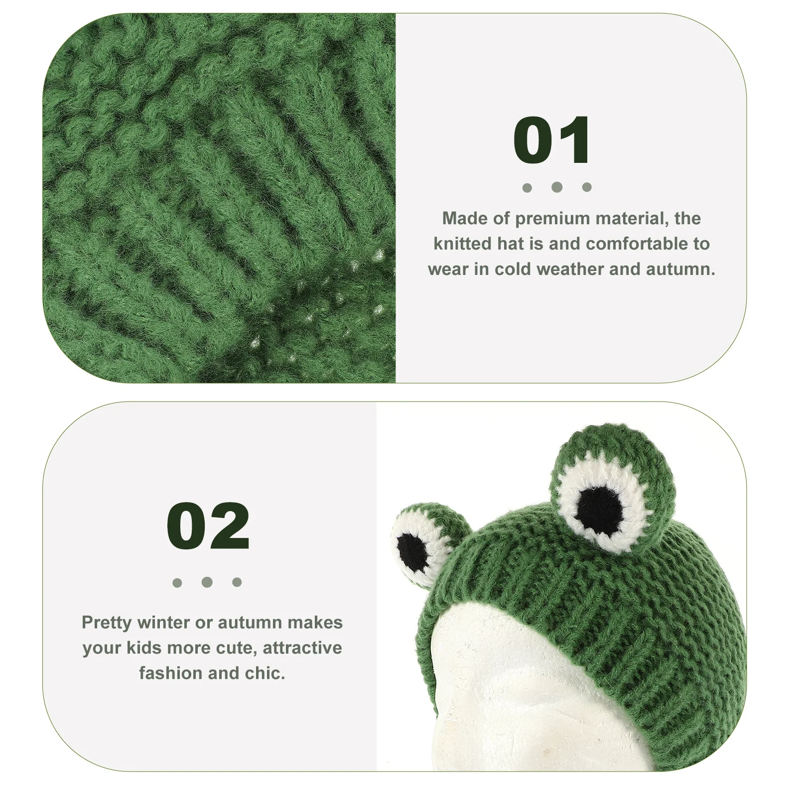 

1Pcs Infant Knit Hat Winter Warmth Beanie for Size Fits Most Soft Comfortable Hat for Autumn Winter Season