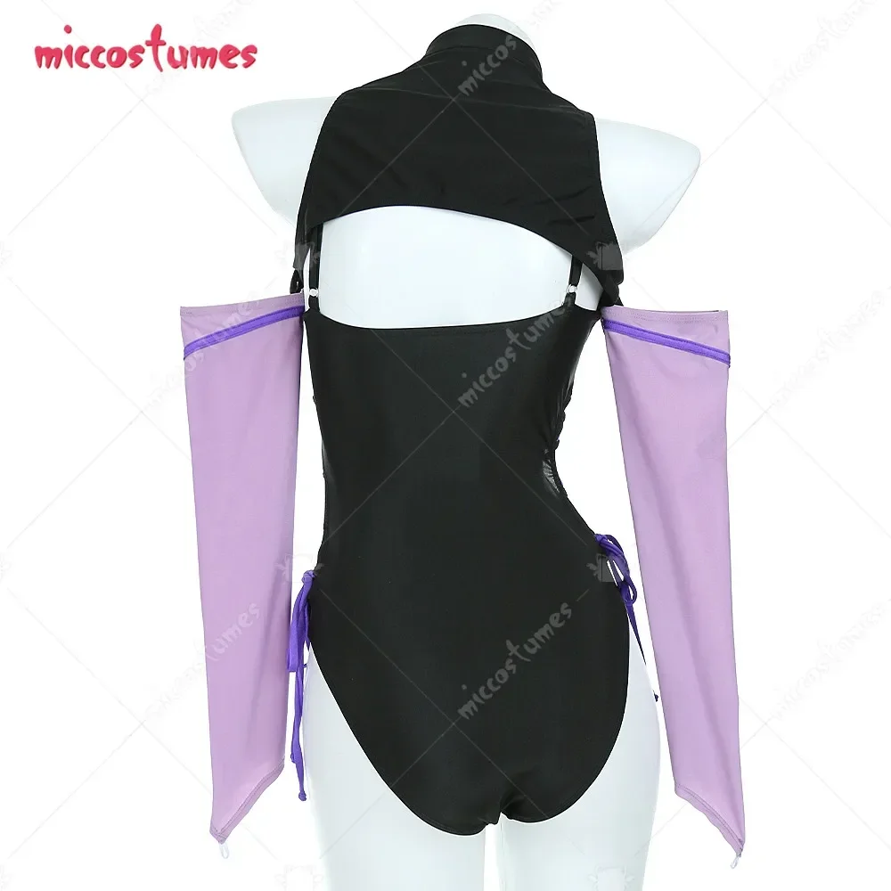 Miccostuums Eendelig Badpak Sexy Netgaren Gesplitst Vooraan Crossover Badkleding Buikcontrole Badpak