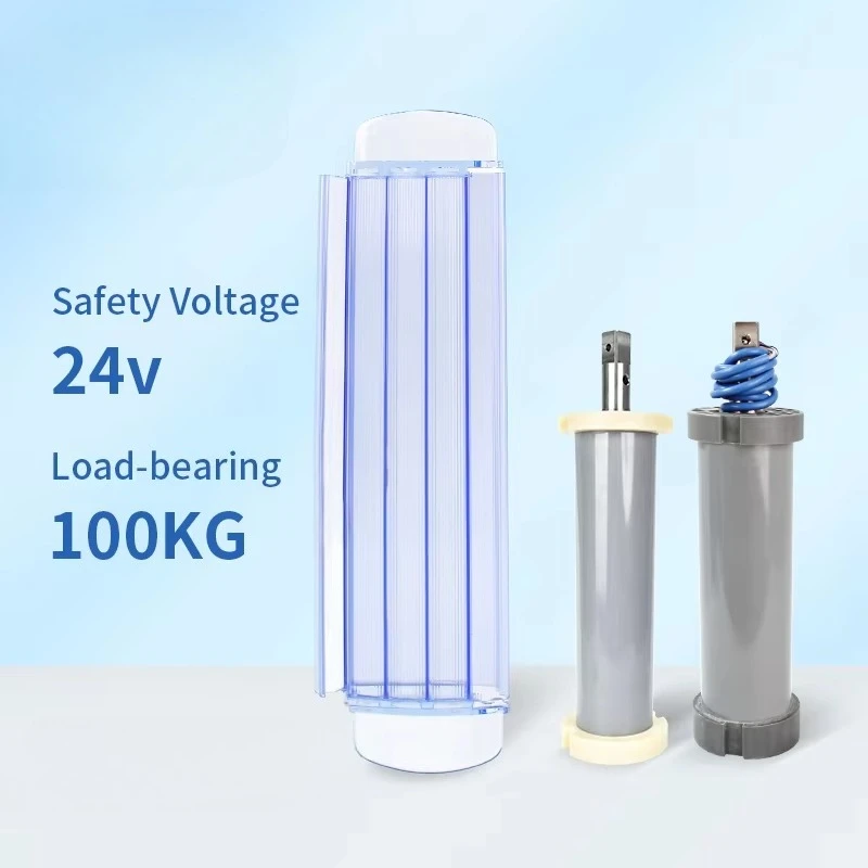

Blue transparent electric retractable swimming pool cover, dust-proof and UV-proof swimming pool electric cover