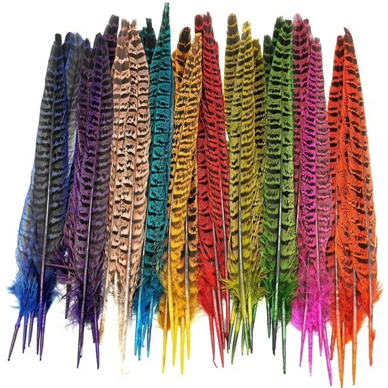 Natural Hen Female Pheasant Feathers for Decoration 30-35cm 12-16