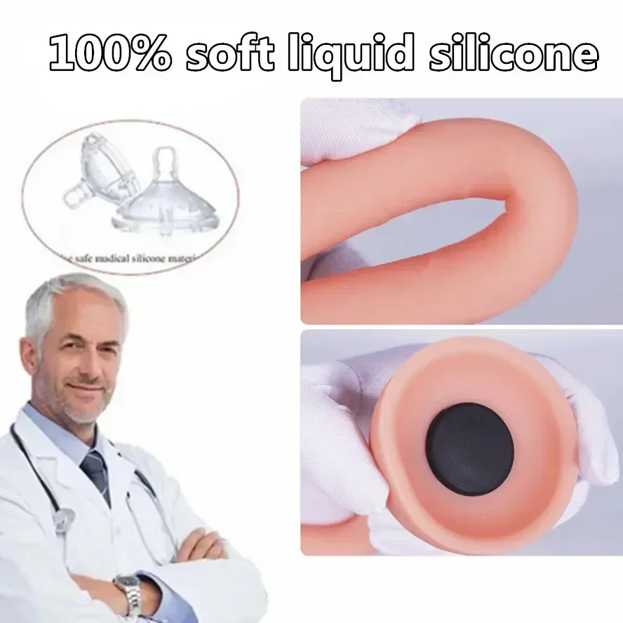 Gode en silicone super long pour hommes et femmes, plug anal doux, pénétration florale, lavement postérieur, jouet sexuel pour la prostate, femelle 18