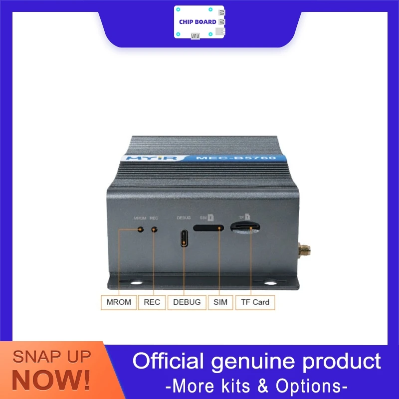 MYiR MEC-B5760 Sealed Plant Shell, Rockchip RK3576 IPC Host Geared for Machine Sight and On-Site AI Work