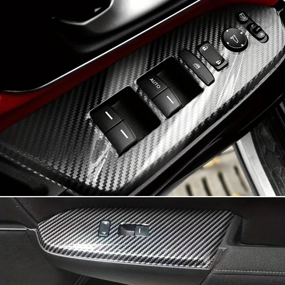 

For HONDA CRV Models from 2017-2022 Interior Control Panel Door Handle 5D Carbon Fiber Stickers Decals Car styling Accessorie