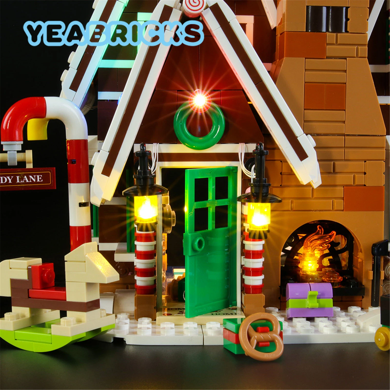 YEABRICKS LED Light Kit for 10267 Gingerbread House Building Blocks Set (NOT Include The Model) Toys for Children Christmas Gift