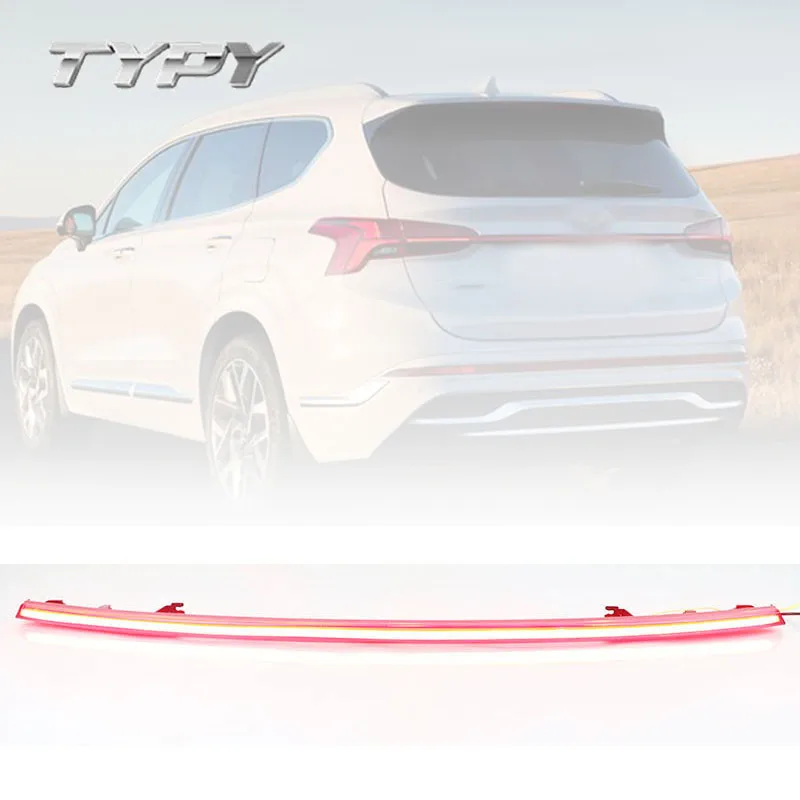 

Car Modified Tail Light Trunk lamp LED Reflector Brake Lamp Warning Turn Signal Driving Lamp For Hyundai Santa Fe 2019-2021