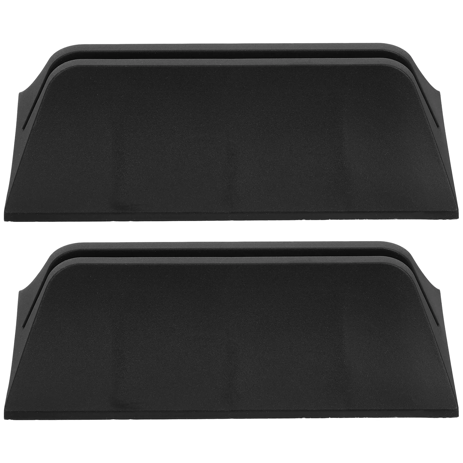 

2 Pcs Black Plastic Screen Clip Adjustable Desk Dividers Glass Partition Clamp Office Furniture Splicing Guard Base