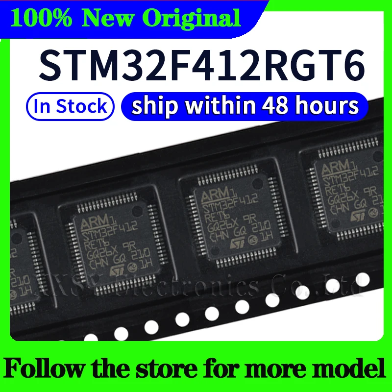 

STM32F412RGT6 In stock 48 hours ship
