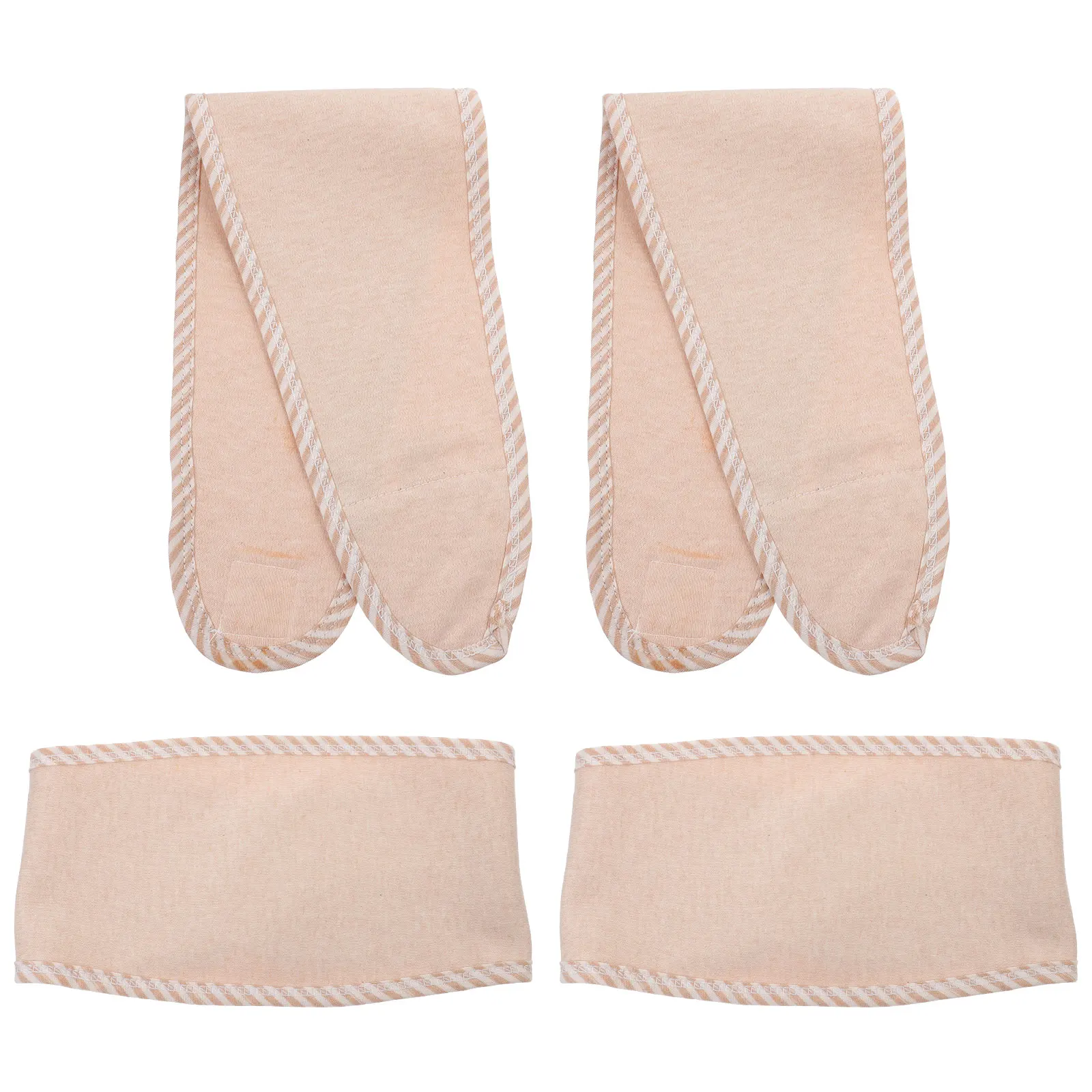 

4pcs Baby Belly Bands Navel Belts Skin Friendly Cotton Thick Warm Breathable Toddler Bellybands Newborn Protectors