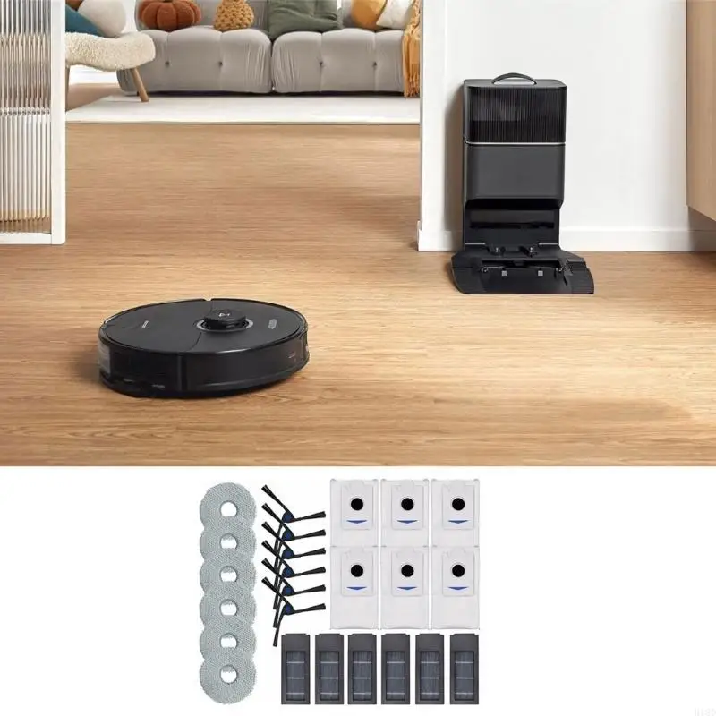 918D Vacuümreiniger dweilkussentjes zijborstels Plastic Materiaal Vacuümreiniger Filters Stoffzakken voor X2Pro