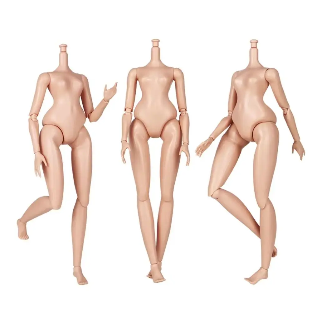 Fashion Multi Joints 1/6 Body 24.5cm Height Figure Body Nude Toys White/ Normal/ Brown Movable Jointed Nude Dolls Girl