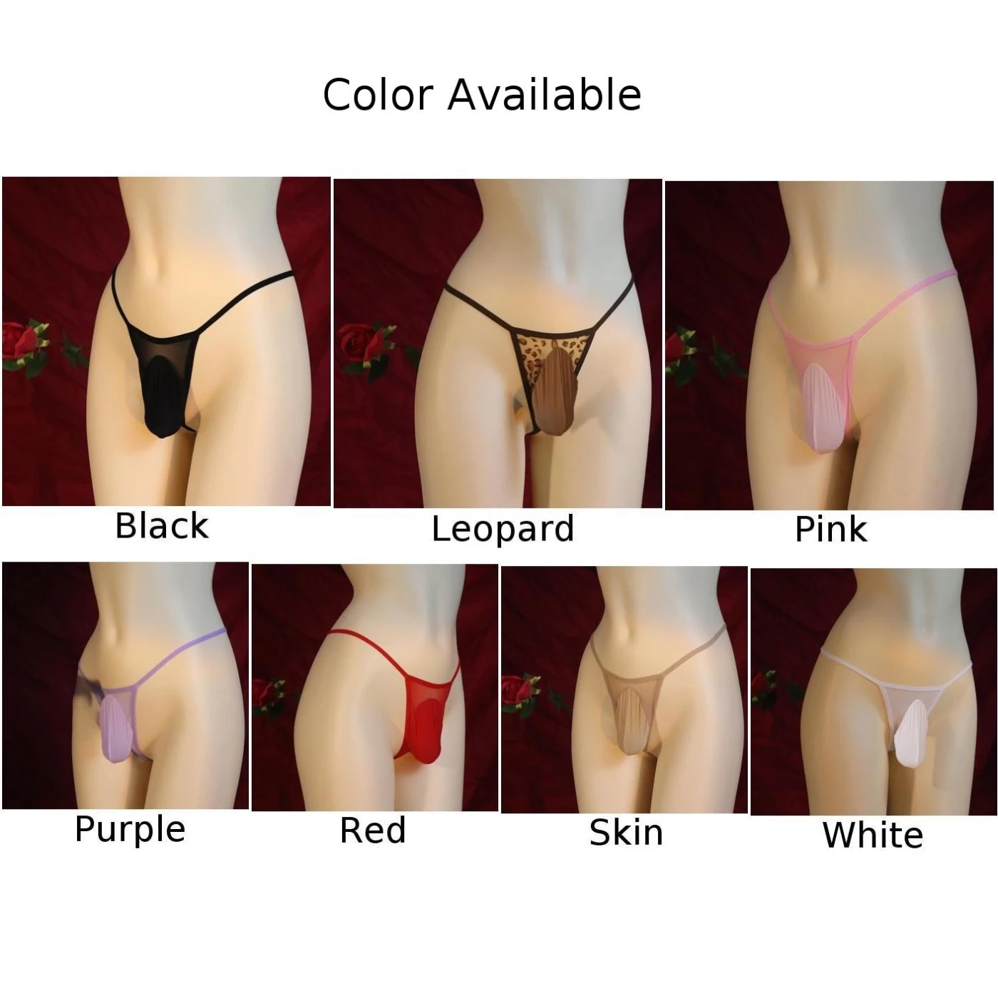 الرجال الملابس الداخلية سيسي الحقيبة الناعمة بلون ثونغ بيكيني تنفس موجز g-سلسلة ليوبارد طباعة منخفضة الخصر العلامة التجارية الجديدة