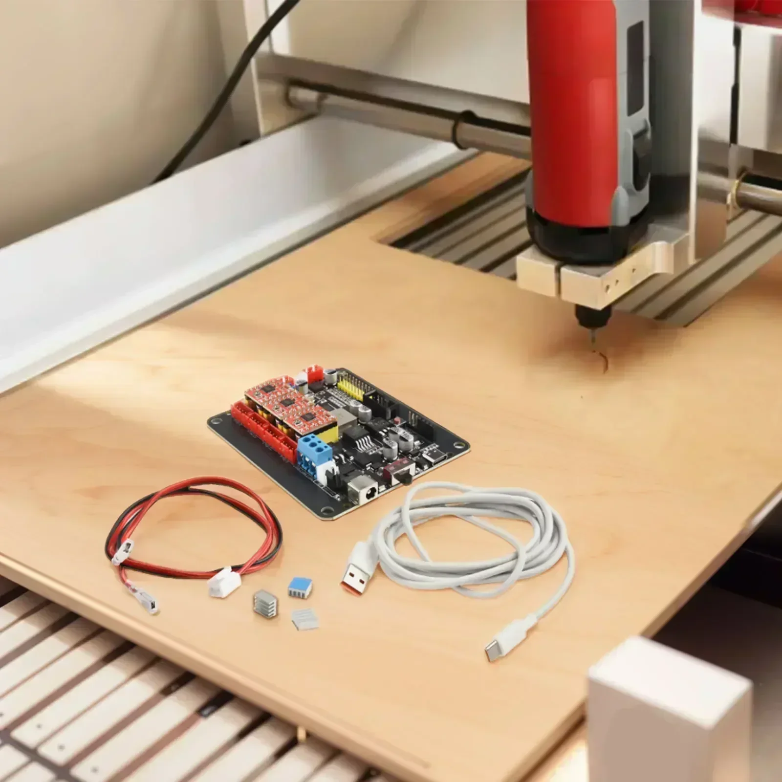 Scheda controller professionale GRBL per router CNC Motore passo-passo X/Y/Z Doppio Yaxis con supporto per vari file di lavorazione