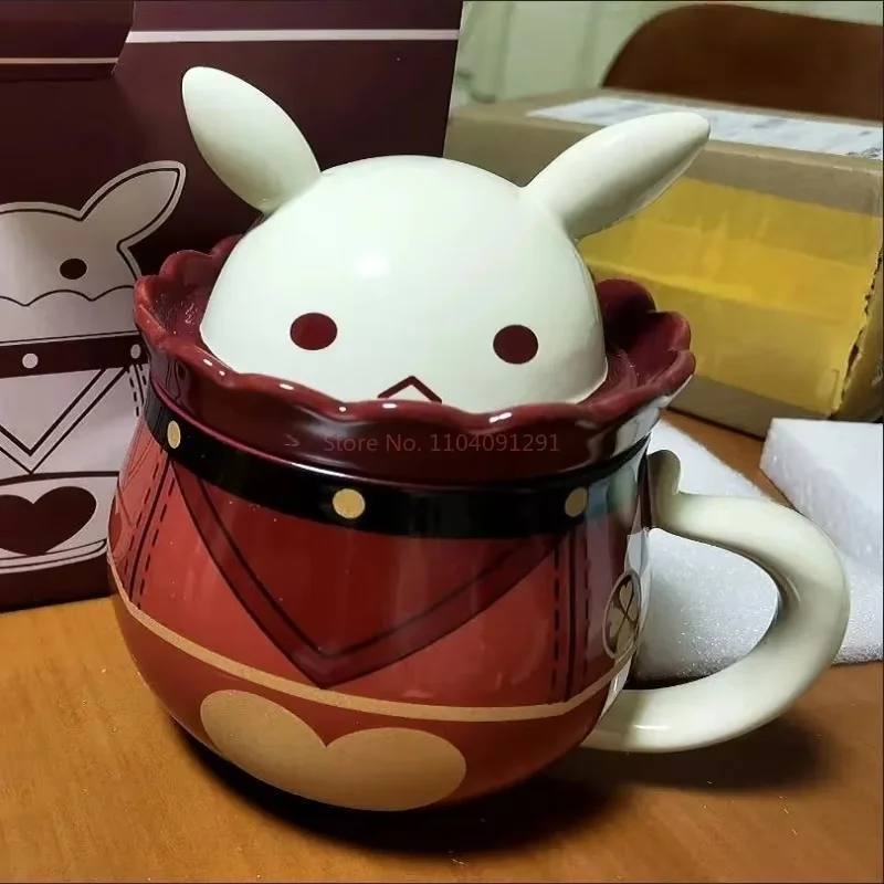 

Hot Genshin Impact Bounce Bomb Ceramic Mug Spark Knight Klee Cup Drink Water Genshin Impact Around Genshin Holiday Xmas Gifts