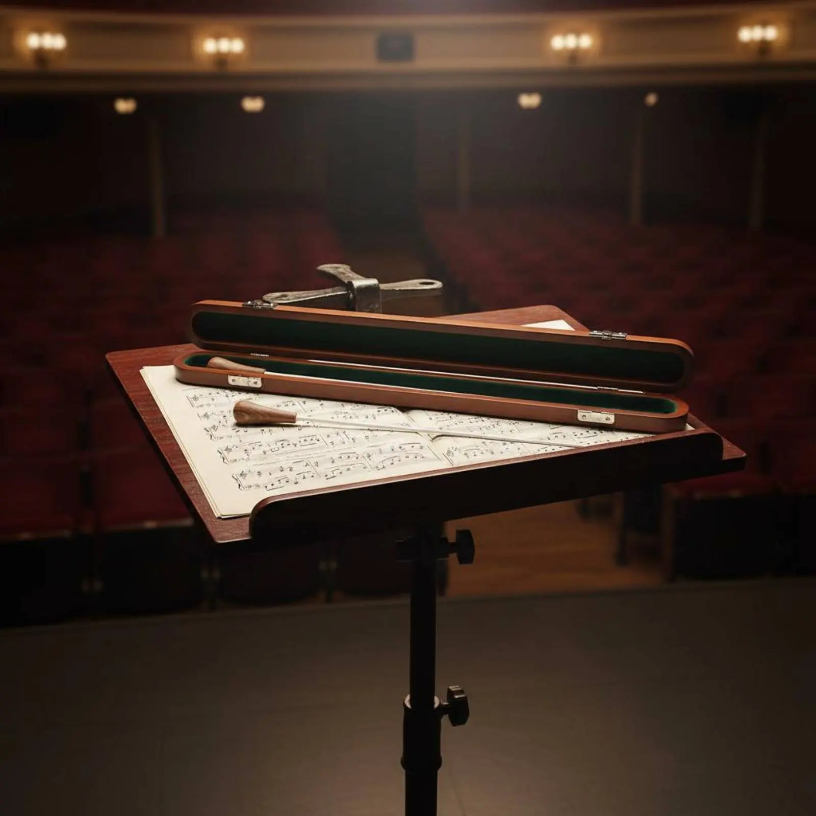 Fiberglass Conductor Baton Sturdy Wooden Baton in Box Music Conductor Stick Carrying Case Conducting Wand Gift Idea for Concert