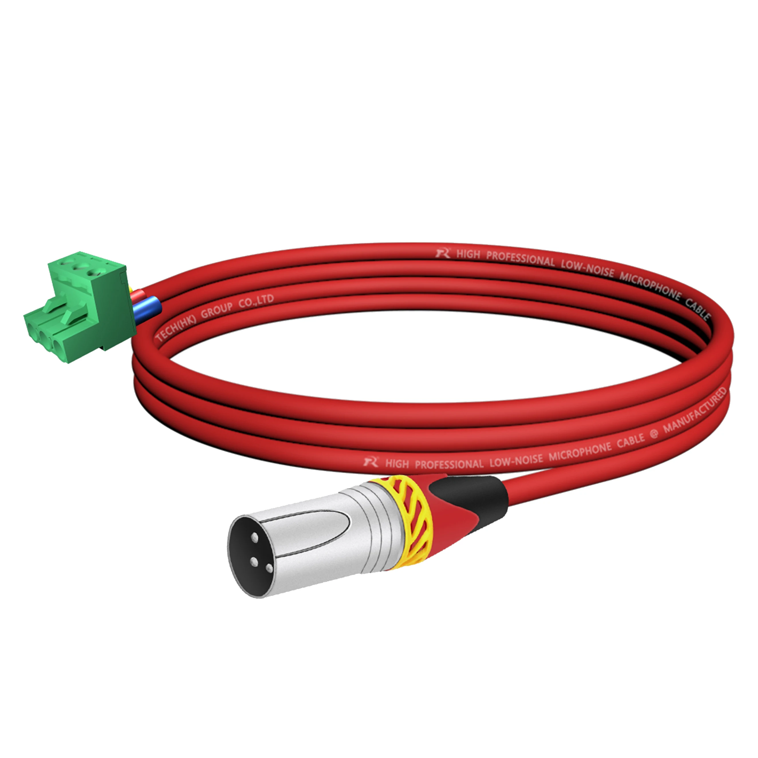 5,08mm 3-Pin Phoenix Terminal zu Direktanschluss 3P XLR-Stecker, Geräuscharmes Abgeschirmtes Mikrofonkabel für Stabile Audiosignalübertragung – Detail 8