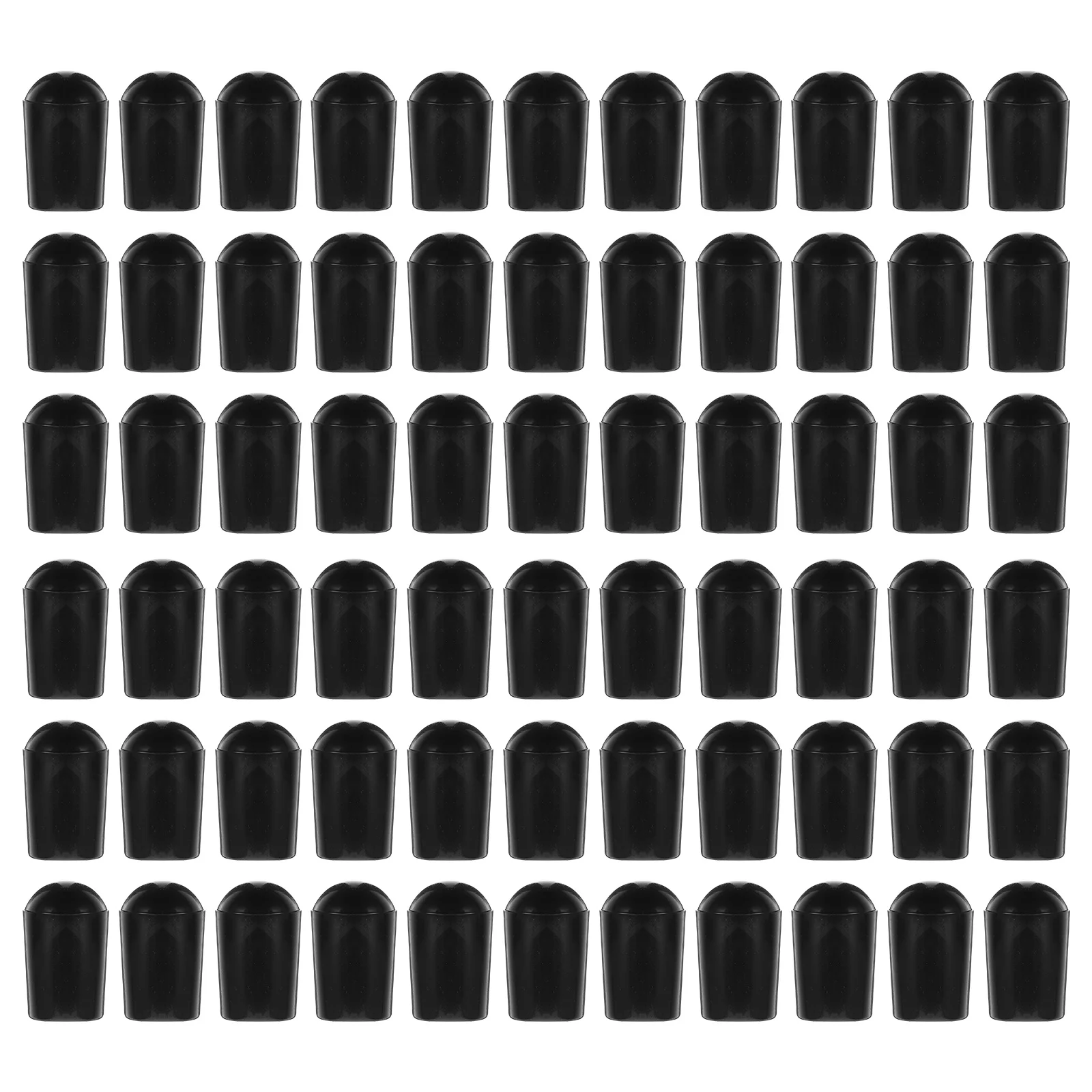 

100pcs Hanger End Caps Pvc Wire Thread Protector Lightweight Clothes Hanger Covers Rack Tine Caps Shelf Organizer Tips