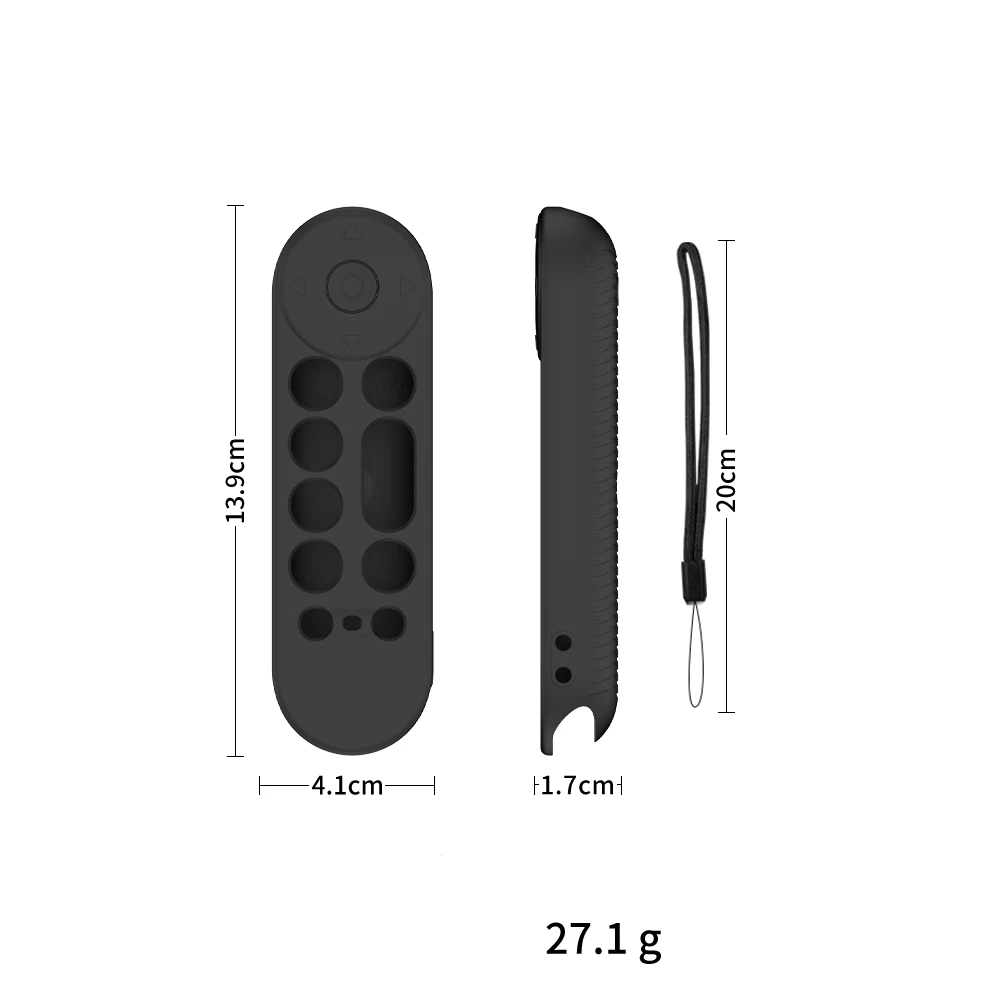 Protective Case For Google TV Streamer 4K Voice Remote 2024 Control Protective Sleeve