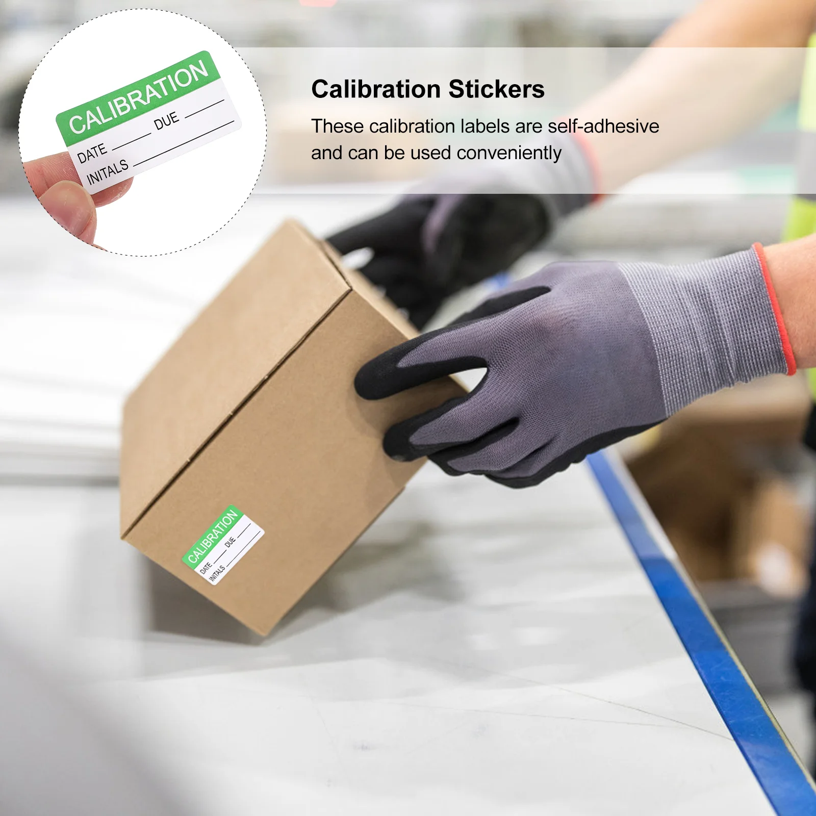 300Pcs/Roll Sticker Write-On Kalibratie Label Voice Control Zelfklevende Stickers Kwaliteit