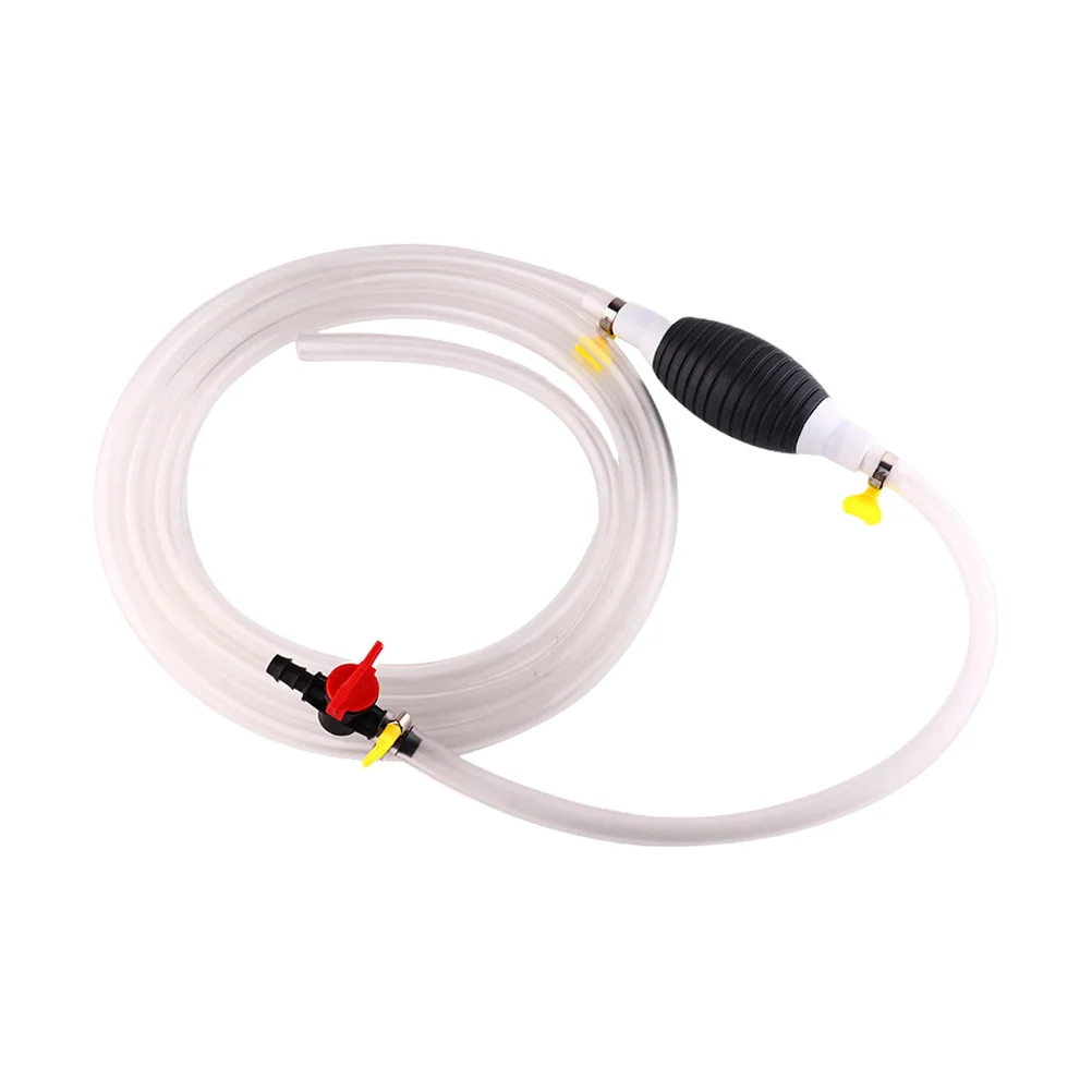 

Handheld Liquid Transfer Pump For Water Oil Suction Tool Double Leak Protection Pvc Material Portable Garage Yard