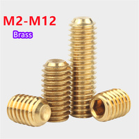 Hexagon Socket set Screws Without head Brass Recessed set screws M2 M2.5 M3 M4 M5 M6 M8 M10 M12