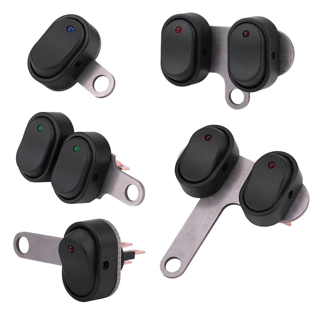 

Headlight On Off Switch Motorcycle Headlight Switch 12V Motorcycle Scooter LED Headlight Headlamp On Off Switch with Indicator