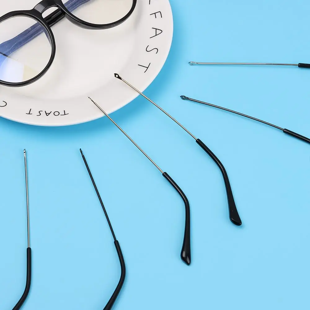1 زوج نظارات معدنية استبدال الساق معبد الذراع النظارات الإطار المضادة للانزلاق إطار نظارات إصلاح النظارات الملحقات العالمية