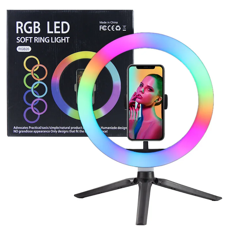 

10-дюймовое цветное яркое кольцо Rgb, живая красота, яркая фотография, разные цвета, три скорости