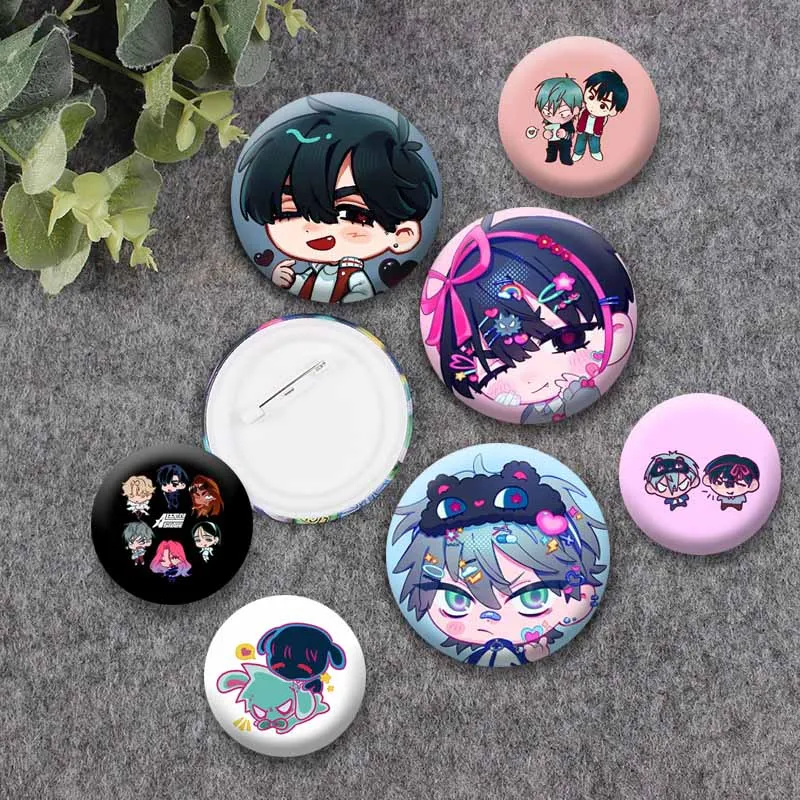 Hyuna Ivan Sua Mizi Luka Till Cartoon-Brosche Anime-Rollenspiel-Abzeichen Anstecknadeln für Rucksack Kleidung Accessoires Schmuck Geschenke – Detail 2