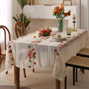 En iyi 10 satış masa örtüsü yuvarlak dantel №9